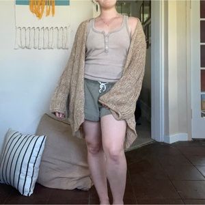 Free People Oversized Knitted Cardigan